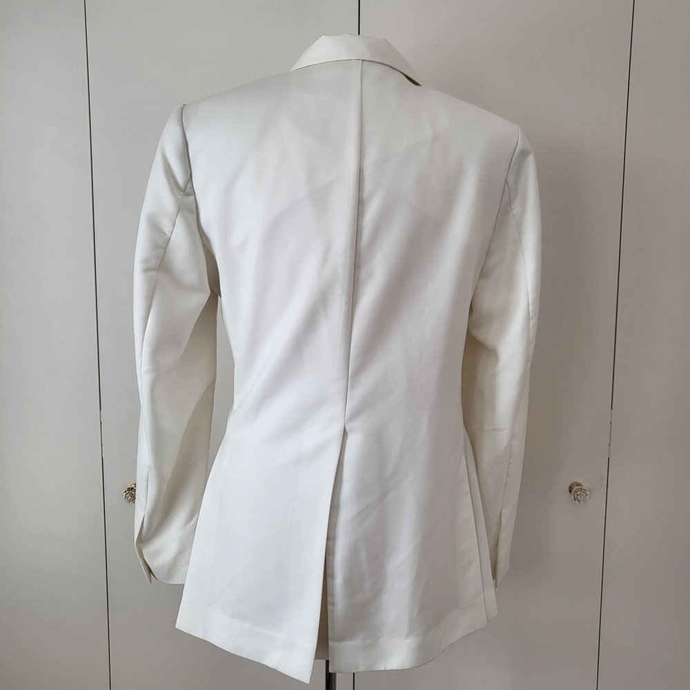 KIMHÉKIM Venus Blazer Size 38 Assymetric Ivory Off White - Picture 2 of 16